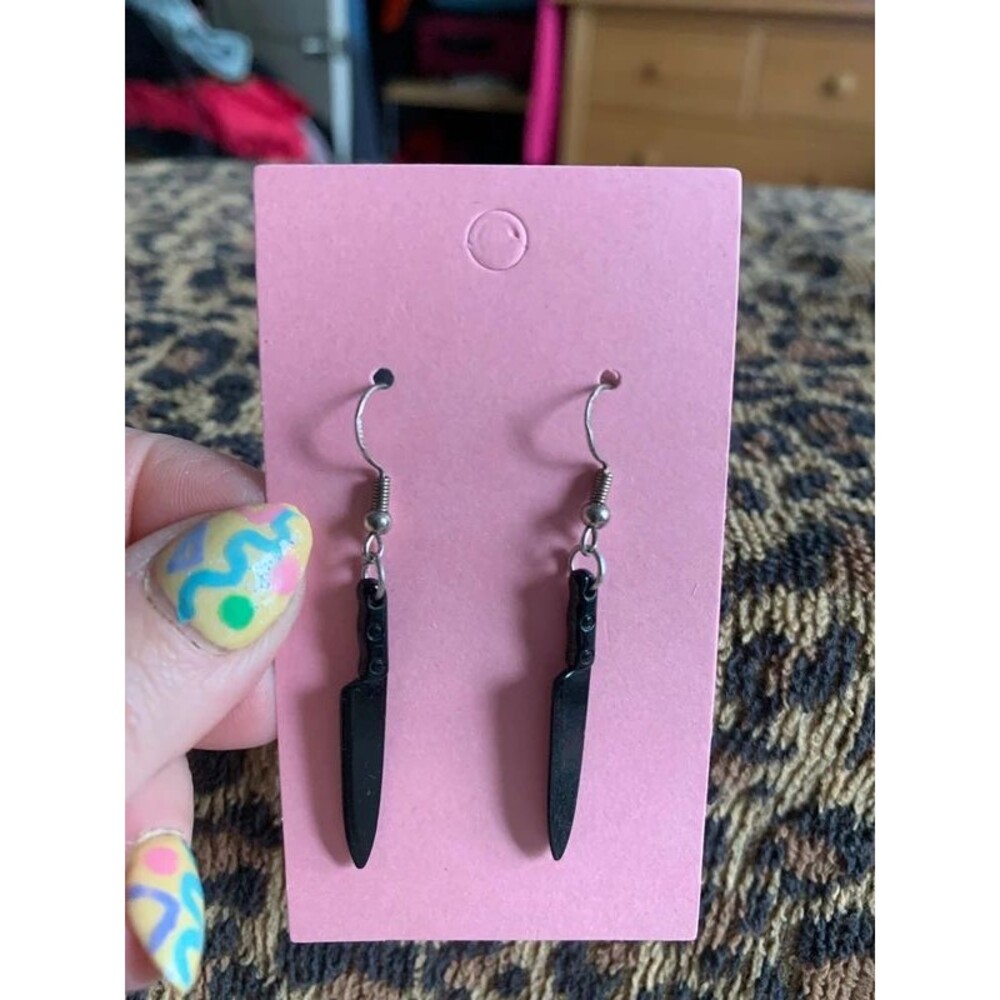 Knife earrings!